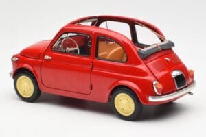 Fiat Nuova 500 Coral Κόκκινο Kyosho 1:18 08966R Μέταλλο - εικόνα 7 από 8