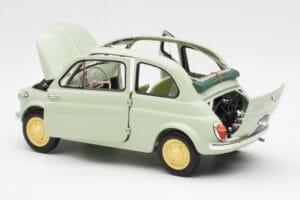 Fiat Nuova 500 Clear Πράσινο Kyosho 1:18 08966LG Μέταλλο - εικόνα 5 από 8