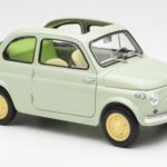 Fiat Nuova 500 Clear Πράσινο Kyosho 1:18 08966LG - image 6 of 8