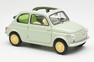 Fiat Nuova 500 Clear Πράσινο Kyosho 1:18 08966LG Μέταλλο - εικόνα 6 από 8