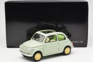 Fiat Nuova 500 Clear Πράσινο Kyosho 1:18 08966LG Μέταλλο - εικόνα 8 από 8
