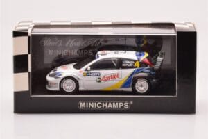 Ford Focus RS WRC #4 M. Martin / M. Park Neste Rally Finland Winners 2003 Minichamps 1:43 400038304 Μέταλλο - εικόνα 4 από 4