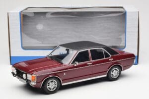 Ford Granada Mk1 Μεταλλικό Σκούρο Κόκκινο Ματ Μαύρο MCG 1:18 MCG18393 Μέταλλο - εικόνα 6 από 6