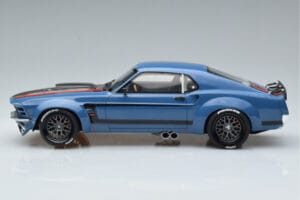 Ford Mustang Boss Cobra Ruffian Cars Μπλε GT Spirit 1:18 GT426 Ρητίνη - εικόνα 3 από 6