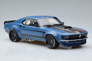 Ford Mustang Boss Cobra Ruffian Cars Μπλε GT Spirit 1:18 GT426 Ρητίνη - εικόνα 4 από 6