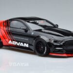 Ford Mustang S550 LB Works Liberty Walk Advan GT Spirit 1:18 KJ035 Ρητίνη - image 4 of 6
