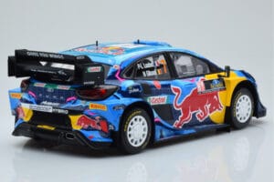 Ford Puma Rally1 WRC #7 P-L. Loubet / N. Gilsoul Rally Sweden 2023 IXO 1:18 18RMC154B Μέταλλο - εικόνα 2 από 6