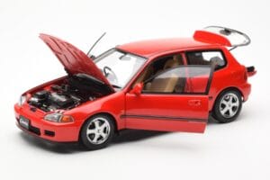Honda Civic EG6 VTEC Κόκκινο LCD 1:18 LCD18018-RE Μέταλλο - εικόνα 3 από 11