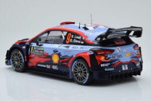 Hyundai i20 Coupe WRC #9 S. Loeb / I. Galmiche Rally Monte Carlo 2020 IXO 1:18 18RMC067B Μέταλλο - εικόνα 5 από 6