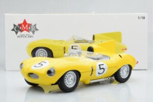 Jaguar D-Type #5 Ecurie Nationale Belge 24 Hours of Le Mans 1956 CMR 1:18 CMR143 Μέταλλο - εικόνα 6 από 6