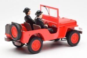 Jeep Willys Tintin 2 Φιγούρες UT Models 1:18 180150000 Μέταλλο - εικόνα 2 από 6