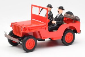 Jeep Willys Tintin 2 Φιγούρες UT Models 1:18