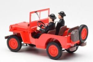 Jeep Willys Tintin 2 Φιγούρες UT Models 1:18 180150000 Μέταλλο - εικόνα 5 από 6
