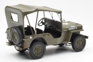Jeep Willys Με Καμβά Οροφής UT Models 1:18 180149002 Μέταλλο - εικόνα 2 από 6