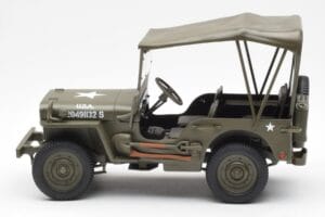 Jeep Willys Με Καμβά Οροφής UT Models 1:18 180149002 Μέταλλο - εικόνα 3 από 6