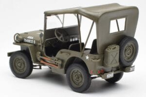 Jeep Willys Με Καμβά Οροφής UT Models 1:18 180149002 Μέταλλο - εικόνα 5 από 6