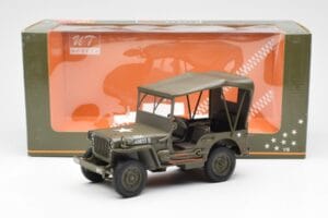 Jeep Willys Με Καμβά Οροφής UT Models 1:18 180149002 Μέταλλο - εικόνα 6 από 6