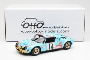 Jide 1600S Gr.4 #14 J. Ragnotti / Jaubert Criterium des Cevennes 1972 Otto 1:18 OT287 Ρητίνη - εικόνα 6 από 6