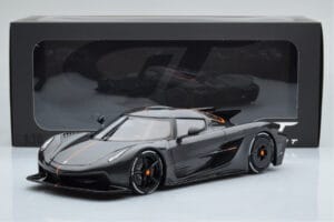 Koenigsegg Jesko Absolut Graphite Γκρι Asia Exclusive GT Spirit 1:18 CLDC025 Ρητίνη - εικόνα 6 από 6