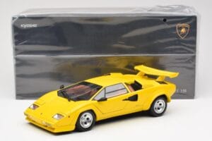Lamborghini Countach LP 5000 Quattrovalvole Κίτρινο Kyosho 1:18 08320Y Μέταλλο - εικόνα 8 από 8