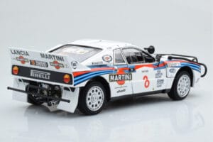 Lancia 037 Martini #8 A. Bettega / M. Perissinot Safari Rally 1985 Kyosho 1:18 08306J Μέταλλο - εικόνα 4 από 8