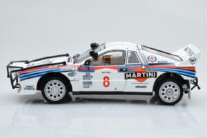 Lancia 037 Martini #8 A. Bettega / M. Perissinot Safari Rally 1985 Kyosho 1:18 08306J Μέταλλο - εικόνα 5 από 8