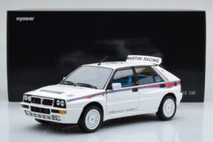 Lancia Delta HF Integrale 6 Λευκό Kyosho 1:18 08344E Μέταλλο - εικόνα 8 από 8