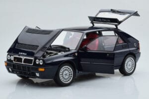 Lancia Delta HF Integrale Club Italia Μπλε Kyosho 1:18 08343SC Μέταλλο - εικόνα 2 από 8