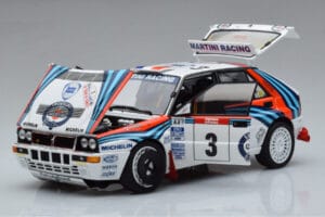 Lancia Delta HF Integrale Evoluzione #3 D. Auriol / B. Occelli Tour de Corse 1992 Kyosho 1:18 08348H Μέταλλο - εικόνα 2 από 9