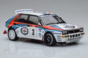 Lancia Delta HF Integrale Evoluzione #3 D. Auriol / B. Occelli Tour de Corse 1992 Kyosho 1:18 08348H Μέταλλο - εικόνα 5 από 9