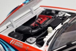 Lancia Delta HF Integrale Evoluzione #3 D. Auriol / B. Occelli Tour de Corse 1992 Kyosho 1:18 08348H Μέταλλο - εικόνα 8 από 9