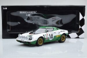 Lancia Stratos Alitalia #14 S. Munari / M. Mannucci Winners Rally Monte Carlo 1975 Minichamps 1:18 155751714 Μέταλλο - εικόνα 6 από 6