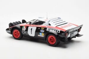 Lancia Stratos HF #1 Lancia Pirelli W. Rohrl / C. Geistdorfer Winners Dynabit Saarland Rallye 1978 Minichamps 1:18 155781701  - εικόνα 5 από 6