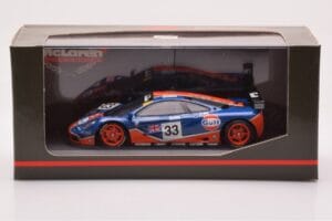 McLaren F1 GTR #33 Gulf Racing R. Bellm / M. Weaver / J-J. Lehto 24 Hours of Le Mans 1996 Minichamps 1:43 530164333 Μέταλλο - εικόνα 4 από 4