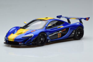 McLaren P1 GTR Μπλε Με Κίτρινες Ρίγες AUTOart 1:18