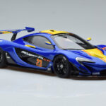 McLaren P1 GTR Μπλε Με Κίτρινες Ρίγες AUTOart 1:18 - image 5 of 7