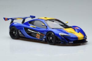 McLaren P1 GTR Μπλε Με Κίτρινες Ρίγες AUTOart 1:18 81542 Σύνθετο - εικόνα 5 από 7