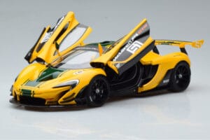McLaren P1 GTR Κίτρινο Με Πράσινες Ρίγες AUTOart 1:18 81544 Σύνθετο - εικόνα 2 από 7
