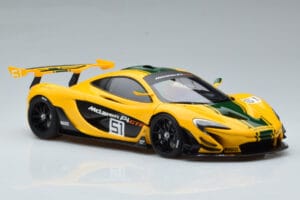 McLaren P1 GTR Κίτρινο Με Πράσινες Ρίγες AUTOart 1:18 81544 Σύνθετο - εικόνα 5 από 7