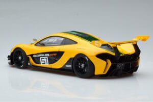 McLaren P1 GTR Κίτρινο Με Πράσινες Ρίγες AUTOart 1:18 81544 Σύνθετο - εικόνα 6 από 7