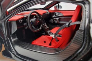 McLaren P1 Ματ Μαύρο AUTOart 1:18 76027 Μέταλλο - εικόνα 8 από 9