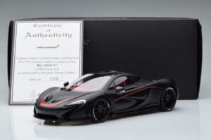 McLaren P1 Ματ Μαύρο AUTOart 1:18 76027 Μέταλλο - εικόνα 9 από 9
