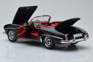 Mercedes 190 SL W121 Καμπριολέ Μαύρο Minichamps 1:18 100037030 Μέταλλο - εικόνα 7 από 8