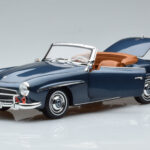 Mercedes 190 SL W121 Roadster Μπλε Norev 1:18 - image 2 of 8