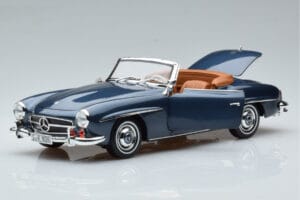 Mercedes 190 SL W121 Roadster Μπλε Norev 1:18 B66040625 Μέταλλο - εικόνα 2 από 8