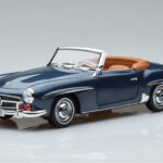 Mercedes 190 SL W121 Roadster Μπλε Norev 1:18