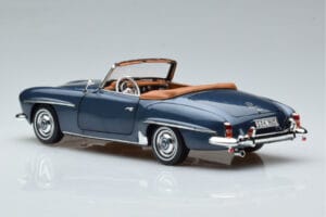 Mercedes 190 SL W121 Roadster Μπλε Norev 1:18 B66040625 Μέταλλο - εικόνα 7 από 8