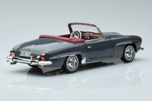 Mercedes 190 SL W121 Roadster Γκρι Norev 1:18 183402 Μέταλλο - εικόνα 3 από 8