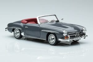 Mercedes 190 SL W121 Roadster Γκρι Norev 1:18 183402 Μέταλλο - εικόνα 5 από 8