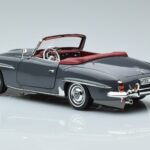 Mercedes 190 SL W121 Roadster Γκρι Norev 1:18 183402 Μέταλλο - image 6 of 8